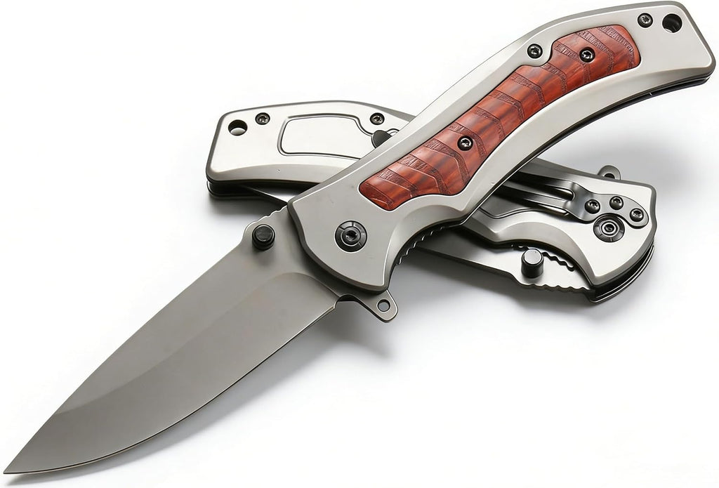 SA26 Spring-Assisted knife, 3.54" Assisted-Opening knife Folding Pocket knives for men, Safety Liner Lock and