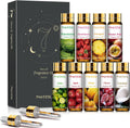 Fruity Fragrance Oil Gift Set for Diffuser, Soap Candle Making | Long-lasting Scent, Fruit Scented, Refresh Space