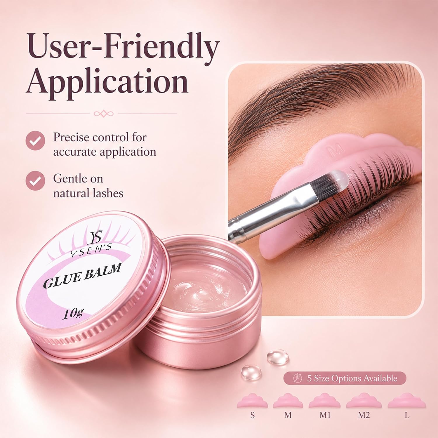Lash Lift Kit – Lash Lift and Color Kit 4 in 1, Eyelash Lift and Brow Lamination Kit with Black Color and Glue Balm