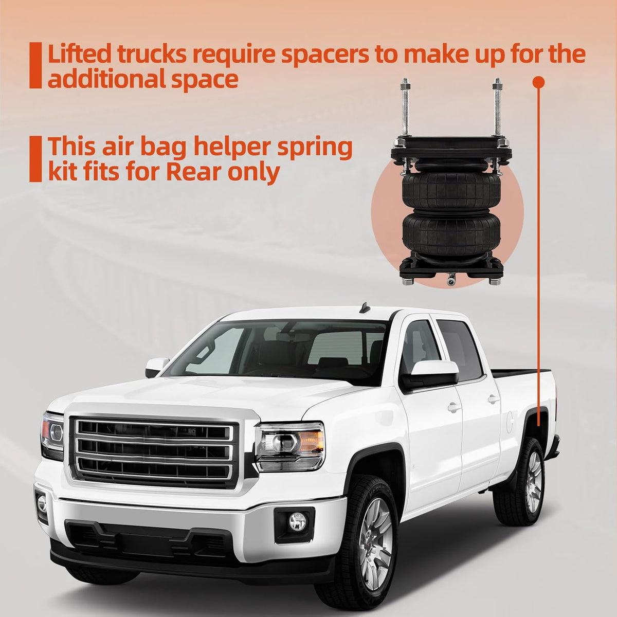 Air Spring Bag Suspension Kit for Chevy GMC Trucks 7X003