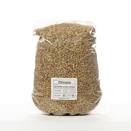 Ethiopia Unroasted Specialty Green Coffee Beans - Single Origin 100% Arabica - Bulk Wholesale Pricing (10 Pound Bag