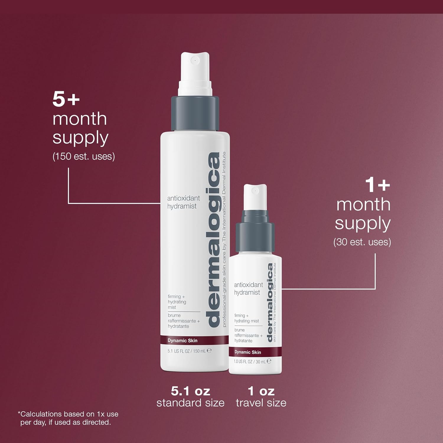 Dermalogica Antioxidant Hydramist, Anti-Aging Toner Spray | Helps Firm Skin with Pea Extract, Hydrates to Reduce Fine