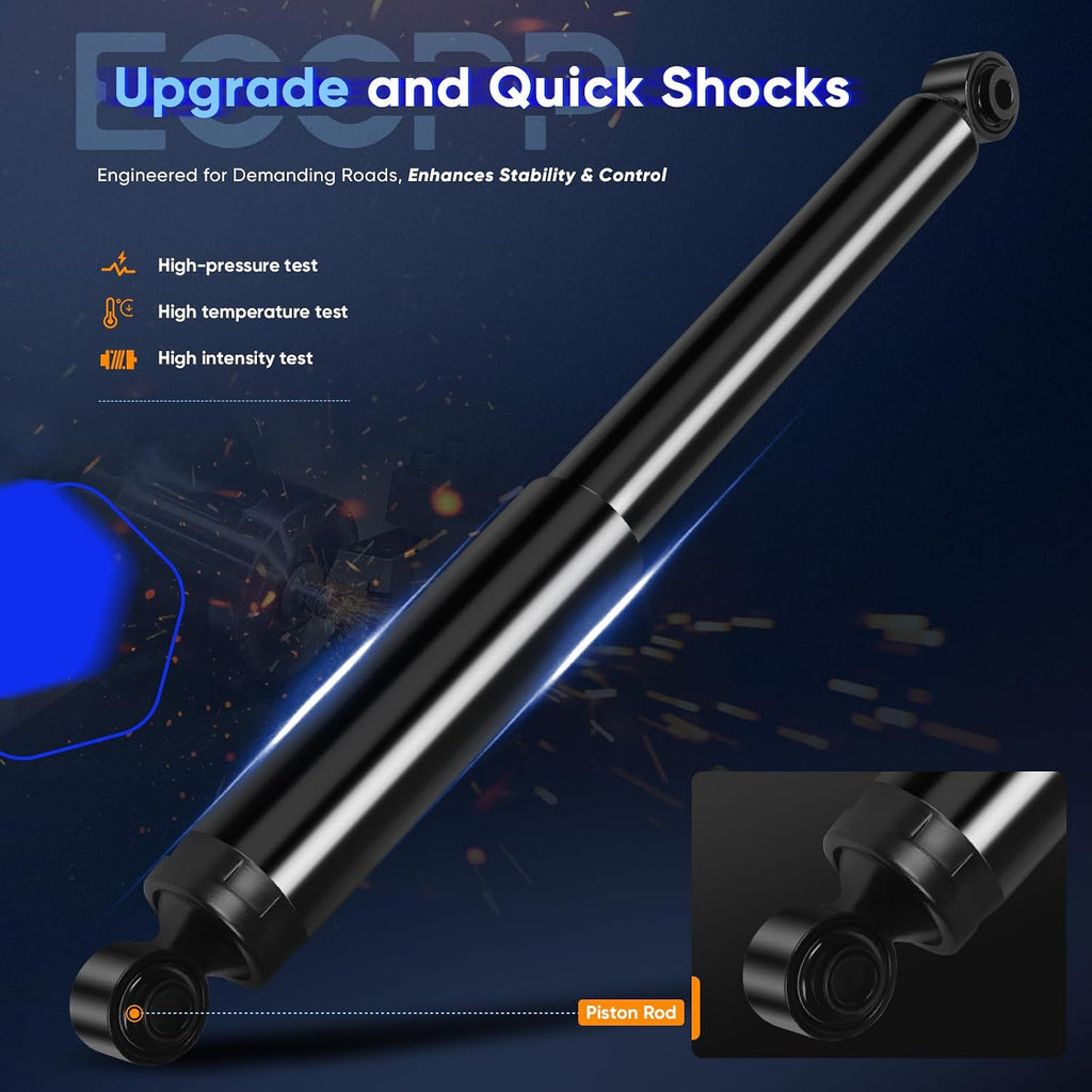 Shocks Absorbers, ECCPP 2 Rear Shock for Chevy Silverado 1500 2005-2015