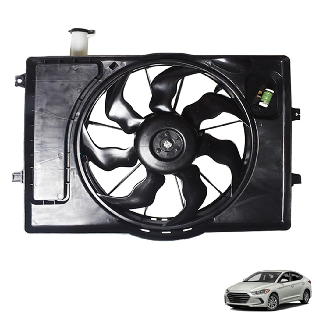 Radiator A/C Condenser Cooling Fan Replacement for Elantra 2017-2019