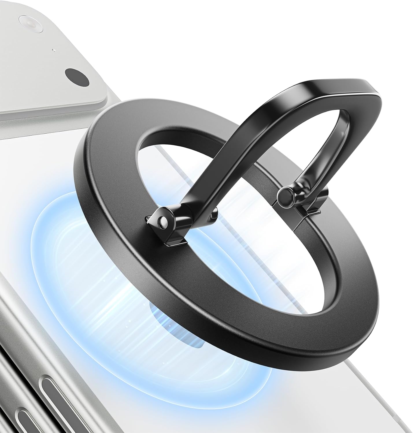 for MagSafe Phone Grip, Adjustable Magnetic Phone Ring Holder | Removable Phone Finger Ring Kickstand，Mag Safe