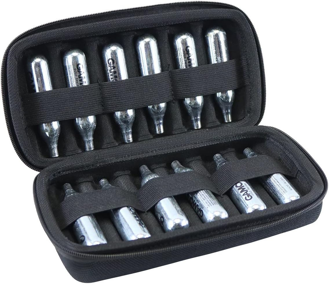 CO2 Cartridges 12g Holder Case Fits 8 16 12 Gram CO2 Cartridge Refills for Crosman, Umarex, Daisy, Leland and More