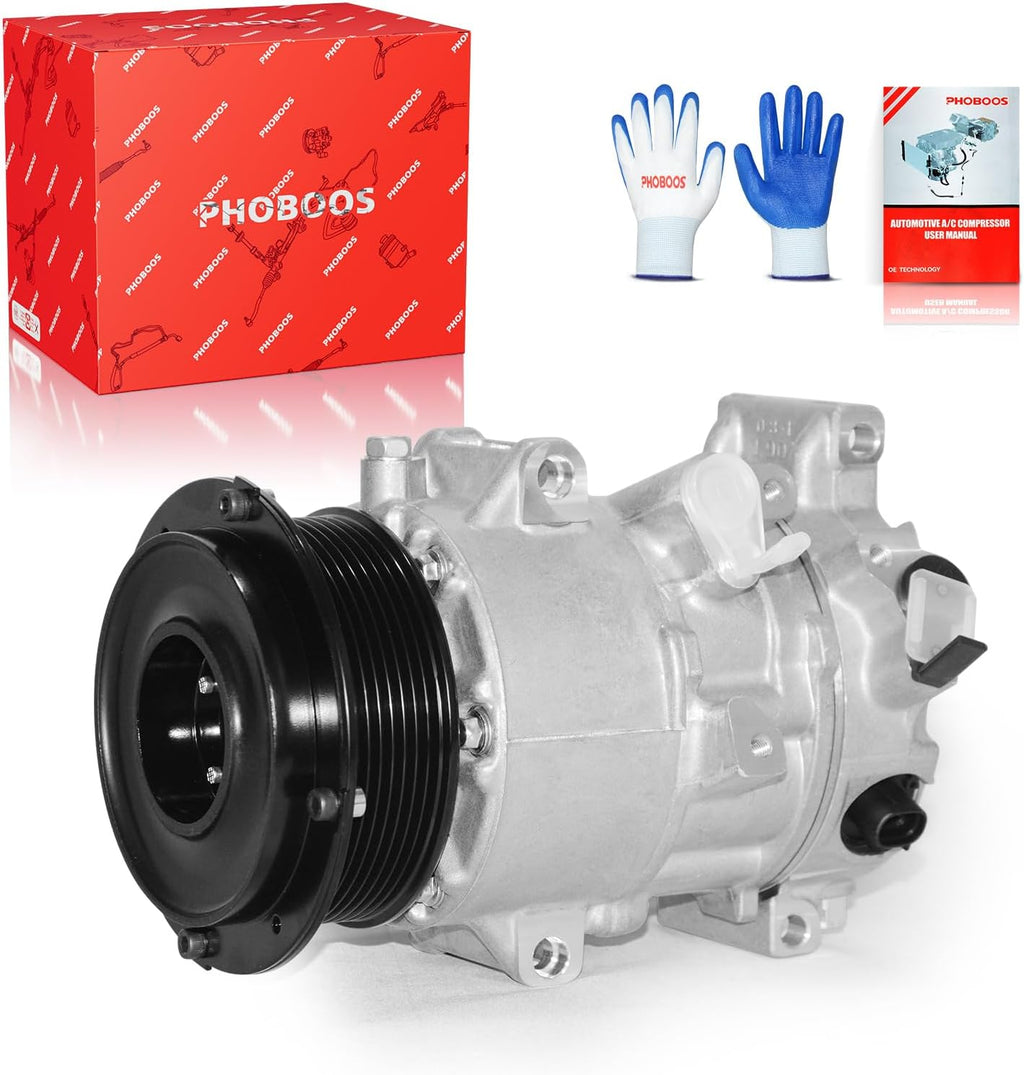 PHOBOOS A/C Compressor with Clutch Compatible with Toyota Camry & RAV4