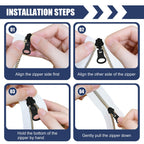 12 Sets Universal Zipper Repair Kit