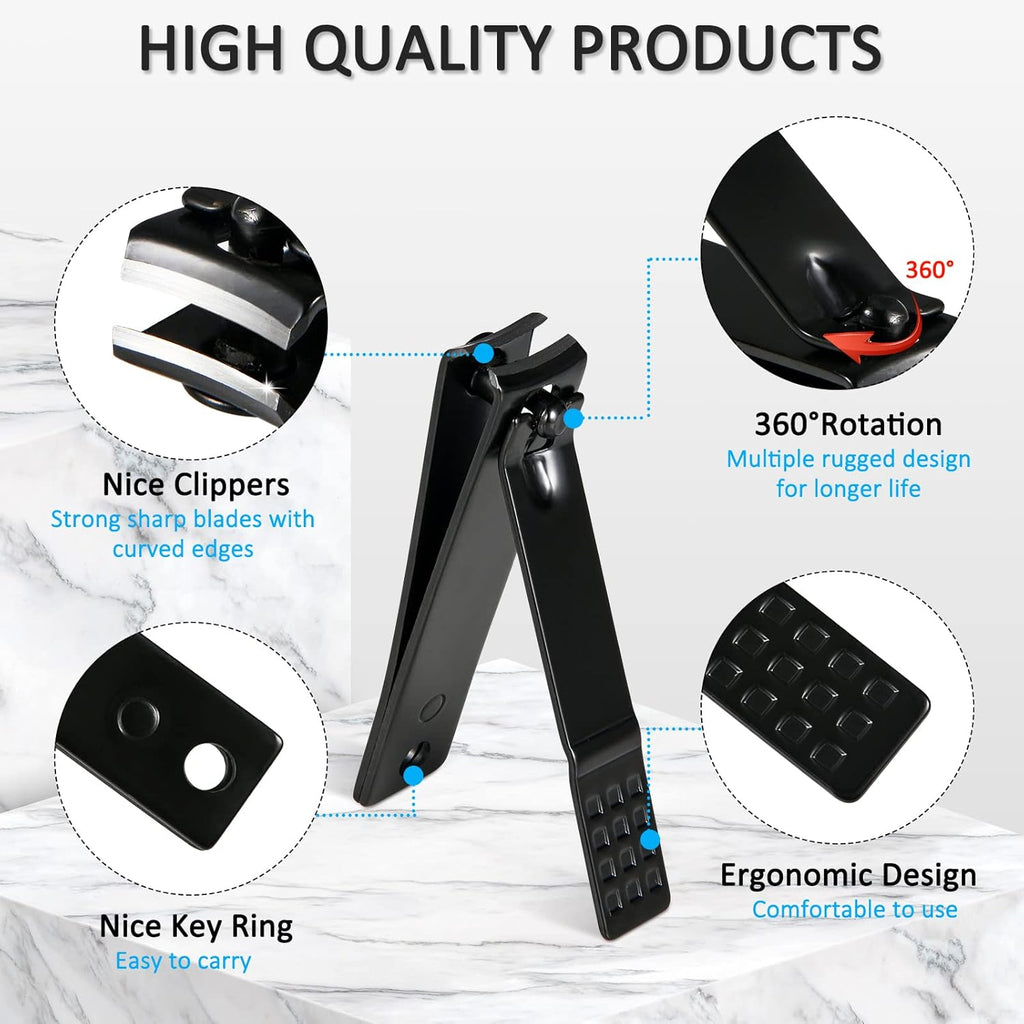 Manicure Set Professional Nail Clipper Kit-26 Pieces Stainless Steel Manicure Kit,Nail Care Tools with Luxurious