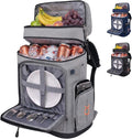 Cooler Backpack 48 Cans Insulated Backpack Cooler for Men & Women, 2 Leak Proof Compartments Coolers Bag for Beach