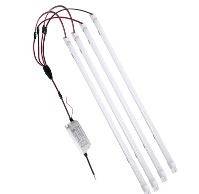 Magnetic Mount 4FT LED Retrofit Kit,72W,150LM/W,3500K, Quick Easy Install