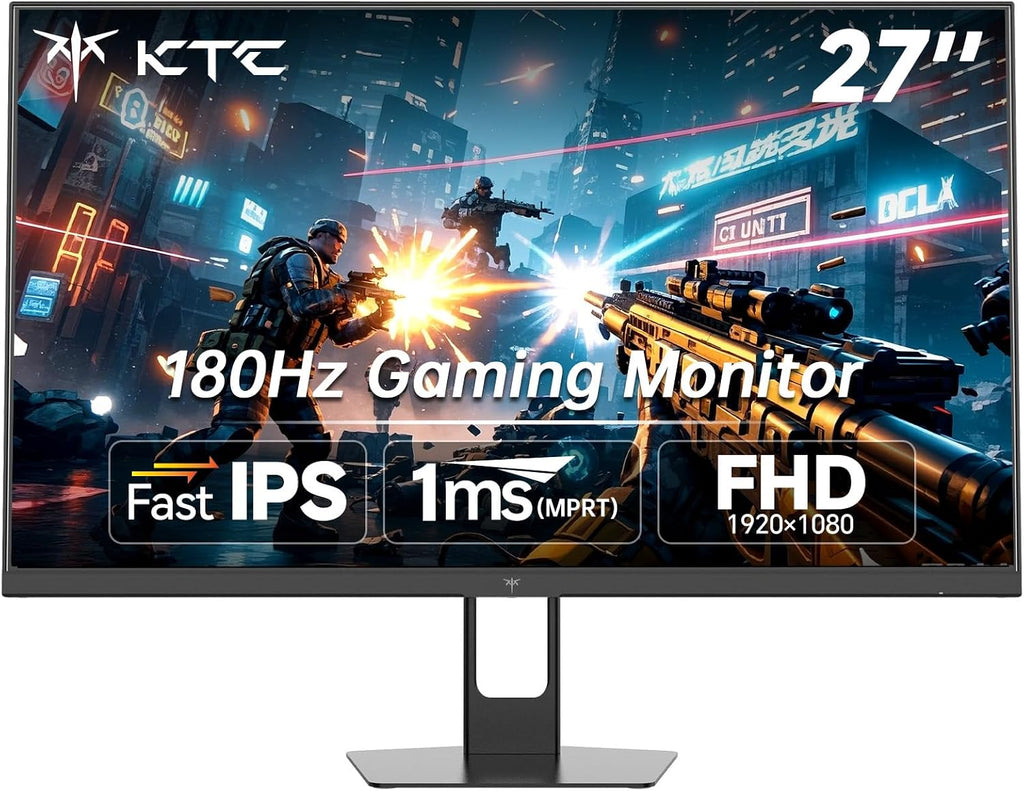 27 Inch 180Hz Gaming Monitor, Fast IPS 1080P Monitor 1ms, H27F22 | FHD 1920x1080, Adaptive Sync, 108%sRGB, HDR