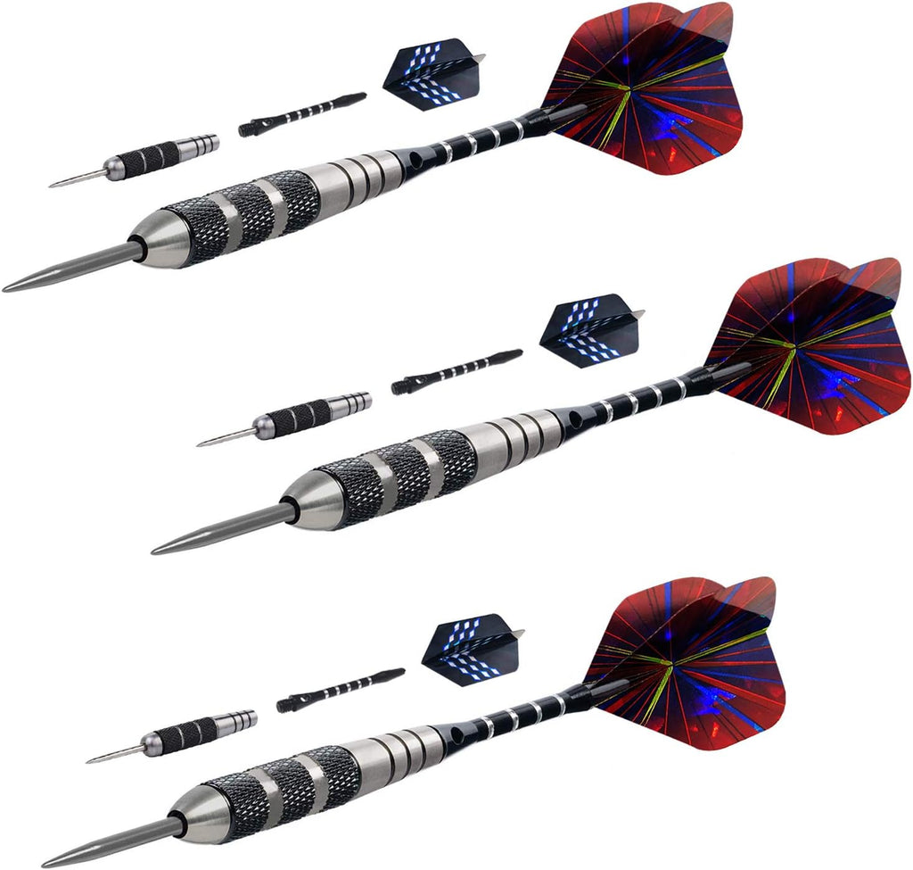 Darts Metal Tip Set,Steel Tip Darts,12pcs 22g,Gift Box,Mens Gifts | Darts Set for Dartboard, Man Cave Decor, Bars