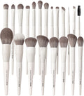 Makeup Brushes 20 Ready Set Pro Face& Eye Makeup Brush Set Labeled