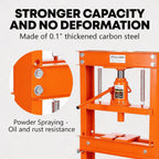 Garvee 20 Ton Hydraulic h-Frame Press with Adjustable Worktable & Press