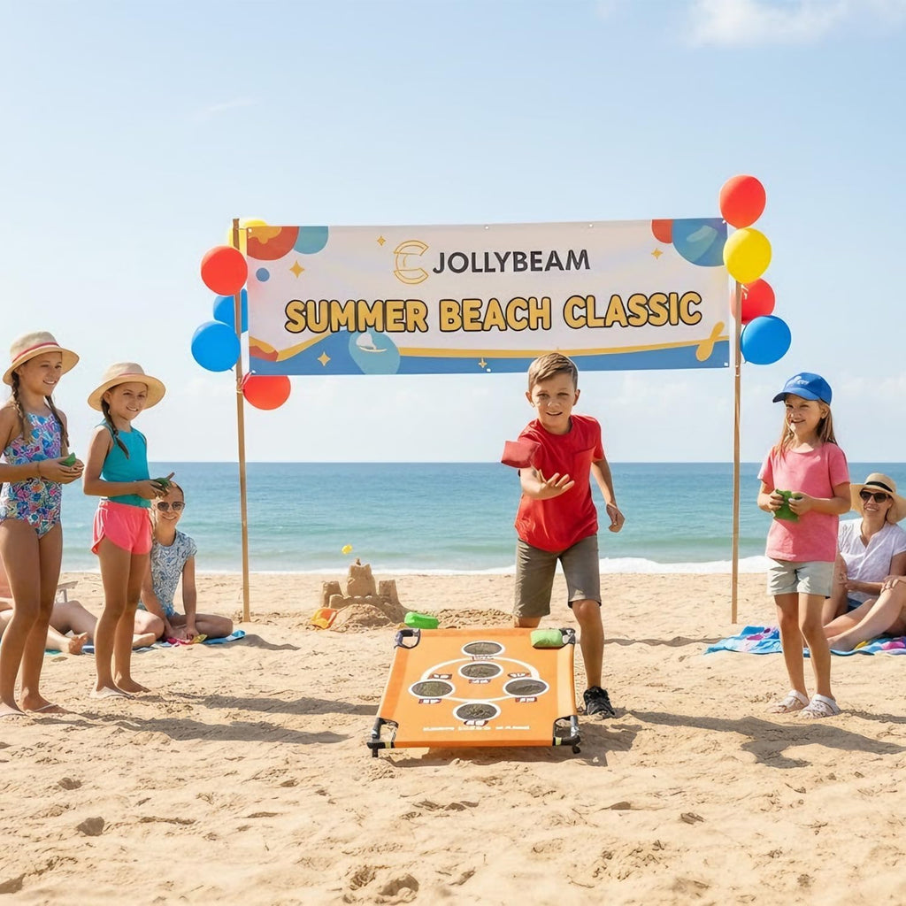 2026 Upgraded Arcade Style Cornhole Board with 8 Bean Bags|3x2 FT Regulation Corn Hole Games|15+ Multi-Games| Durable