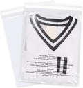 13" x 15" (100 Count) Clear Poly Bags with Suffocation Warning
