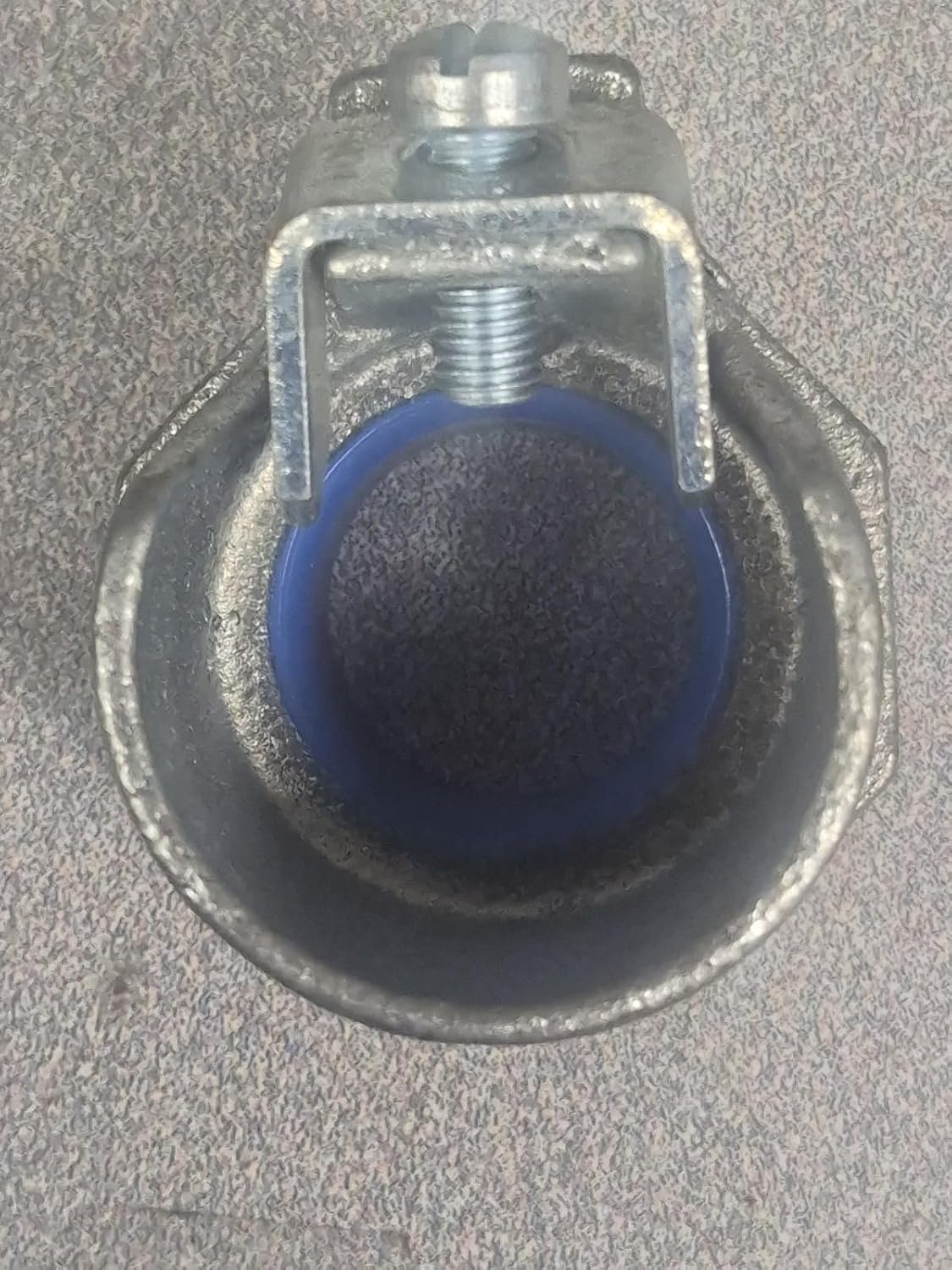 1 Pc Flexible Metal Conduit, Connector, 1", Squeeze, Malleable Iron