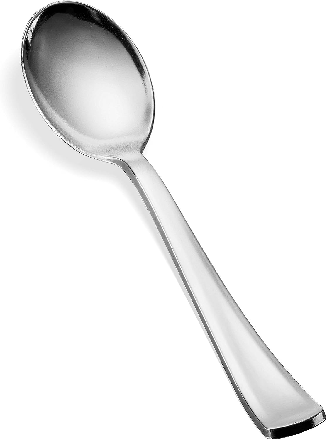 150 Silver Plastic Silverware Set - Disposable Flatware Cutlery - 50 Forks, 50 Spoons, 50 Knives - Heavy Duty Party Bulk