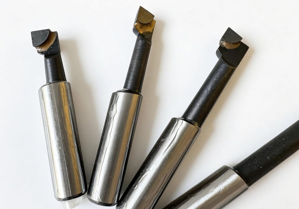 1/2" Shank 9 Pcs Boring Bar Set Carbide Tipped Bars