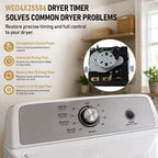 WE04X25586 Dryer Timer Replacement for GE Hotpoint Dryer