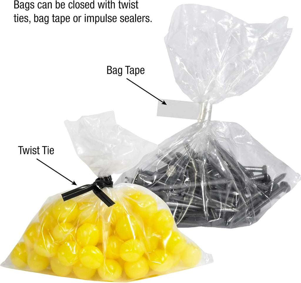 Poly Bags On a Roll, 4 x 8", 2 Mil