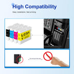 LC51 Ink Cartridges Compatible for Brother MFC-240C MFC-440CN