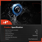 A-Premium Engine Harmonic Balancer Pulley Compatible with Mitsubishi