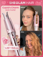 Automatic Curling Iron (Pink, 1.25 inch)