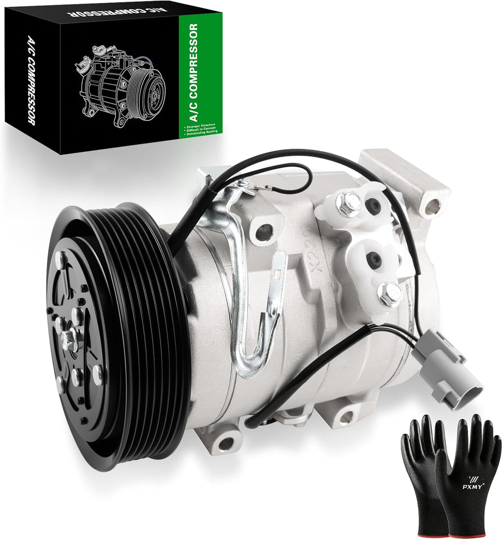 Air Conditioner AC Compressor with A/C Clutch for 2002-2006 Camry 2.4L
