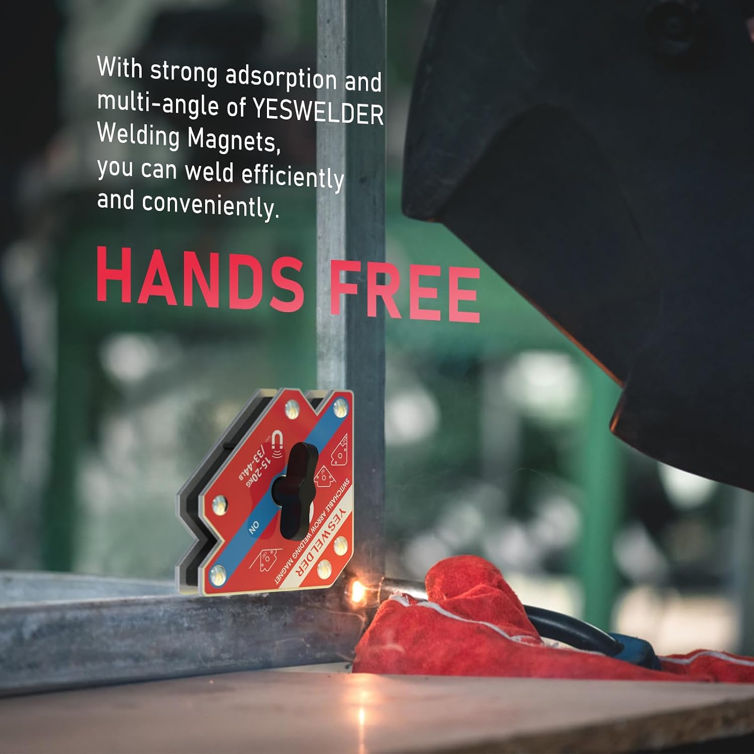 Switchable Arrow Welding Magnet 33-44LBs On/Off Switch Arrow | strong magnetic holding support, workpiece