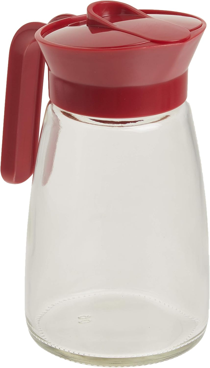 Everyday 12 oz. Syrup Dispenser – Easy Pour Spout Waffle & Pancake Syrup Dispenser Container, Glass Syrup Bottle for