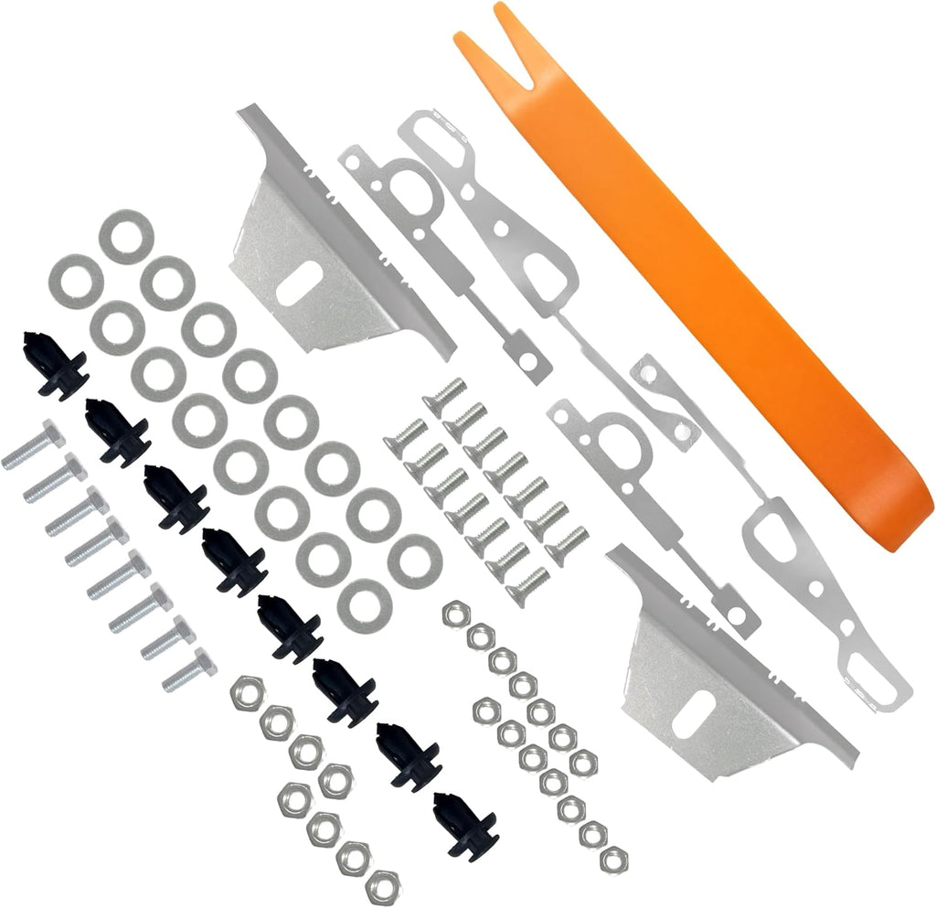 Front Rear Bumper Lift Kit for Honda Civic EK Hatchback Coupe 1996-2000 w/Hardware