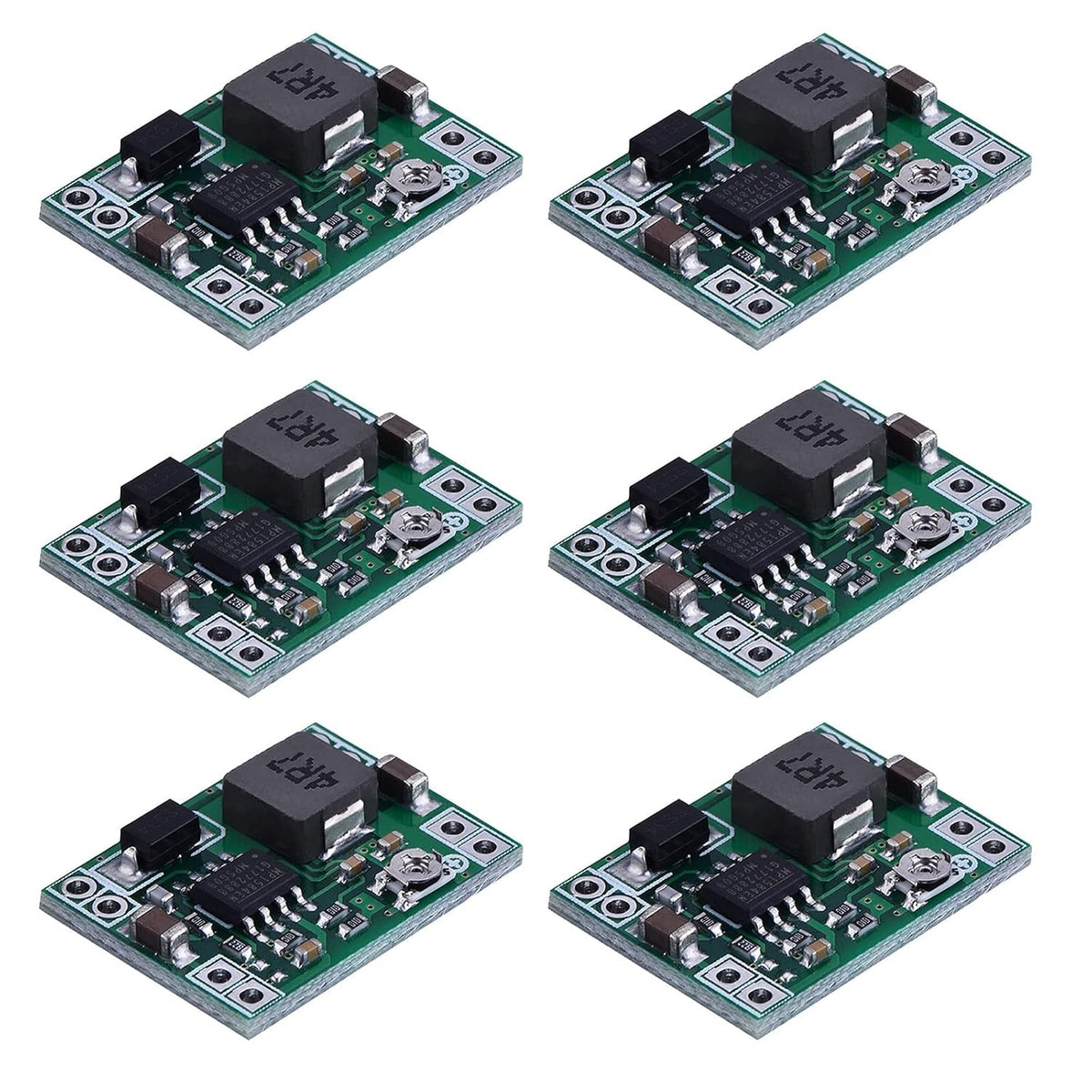 6-Pack MP1584EN Buck Converter, DC-DC, 3A Adjustable