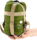 Warm Weather Sleeping Bag - Portable, Waterproof, Compact Lightweight, Comfort with Compression Sack - Great for