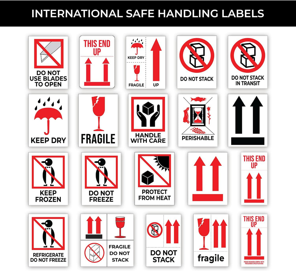 Handling Labels - Do Not Stack in Transit, 3"x 4"