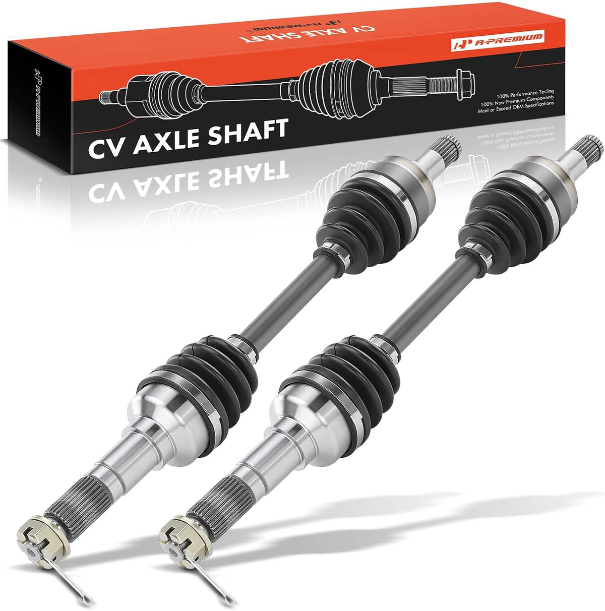 A-Premium Set of 2 Front CV Axle Shaft Assembly