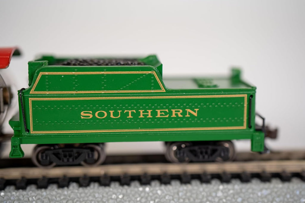 Trains Prairie 2-6-2 Loco and Tender Southern Train Car N Scale | Steam Locomotive, 2-6-2 Prairie Locomotive with
