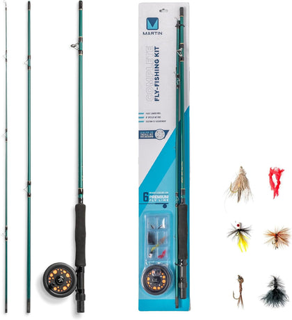 Fly Reel and Fishing Rod Combo Kit