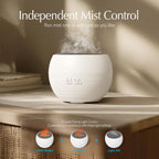 2 Pack Flame Essential Oil Diffuser for Home, 260ml Fire Diffuser