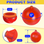 Shawmin 6" Float Ball Replacement, 1/4"-20 Female Thread for Float Valve