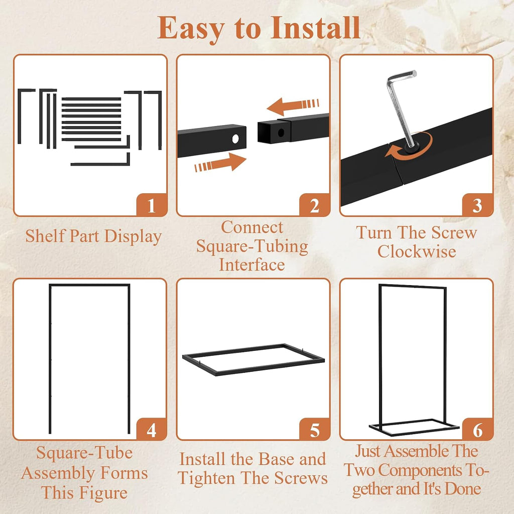 Wedding Sign Holder for Welcome Signs and Seating Charts,Black