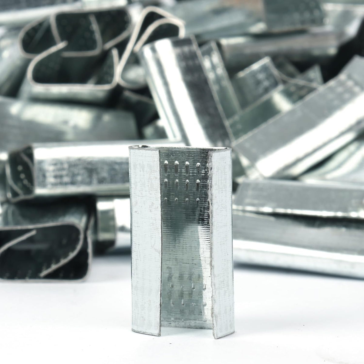 200PCS Packaging Strapping Open Serrated Seals for 1/2" Strap Width Polyester (PET) Strapping, Banding Strapping
