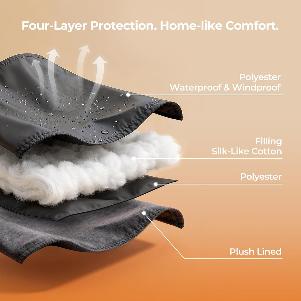Sleeping Bags for Adults, Cold Weather, Fleece-Lined, Plush | Waterproof, windproof, compression sack, car camping &