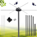 15' Telescoping Martin House & Gourd Pole, Purple Martin Housing Kit Durable Birdhouse Mounting System with Gourd