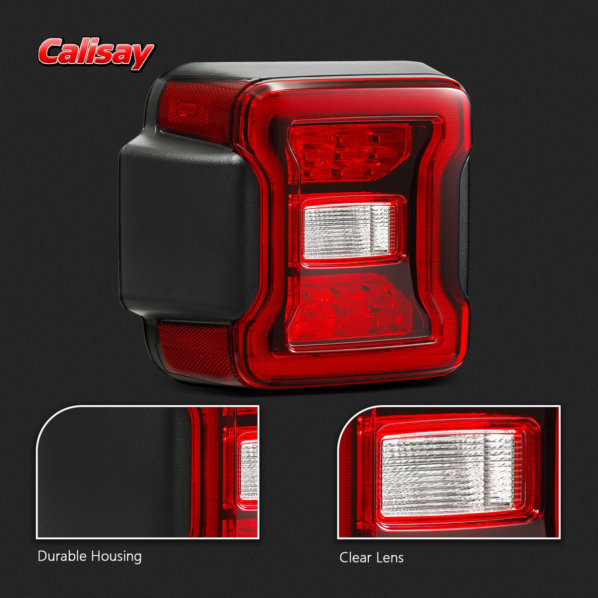 LED Tail Lights Fit for 2018-2025 Jeep Wrangler