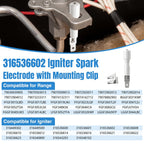 316536602 316536600 Igniter Spark Electrode Replace for Frigidaire Range