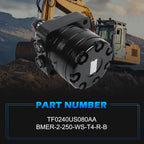 TF0240US080AA Hydraulic Motor Replacement Parker for John Deere