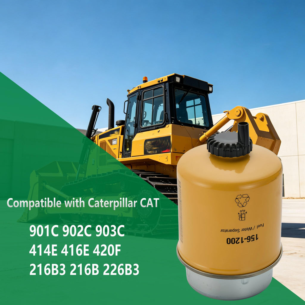 156-1200 Fuel Water Separator Filter For Caterpillar CAT 216B 226B3 257B