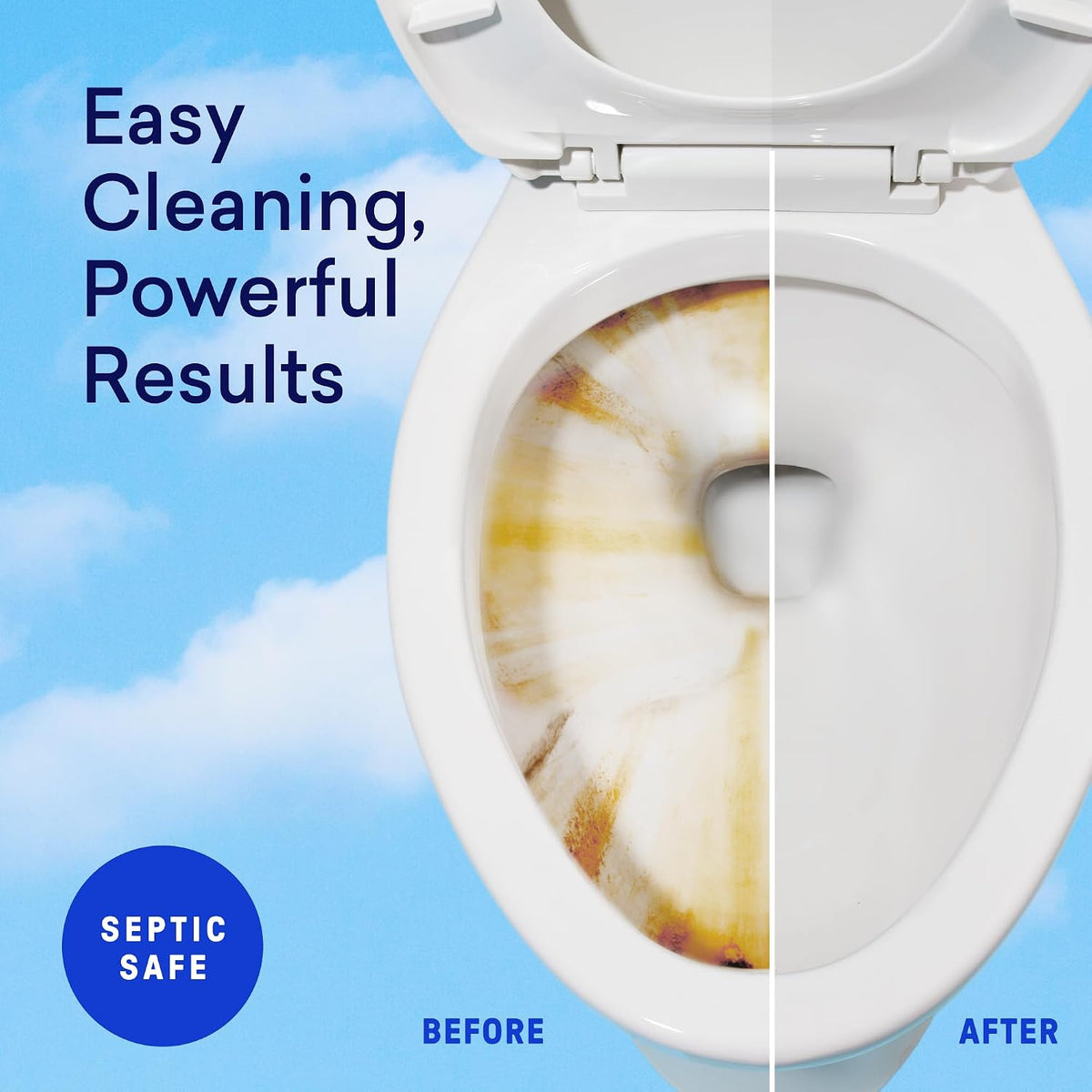 100% Plastic Free Toilet Bowl Cleaner Tablets 28 Count, Eucalyptus